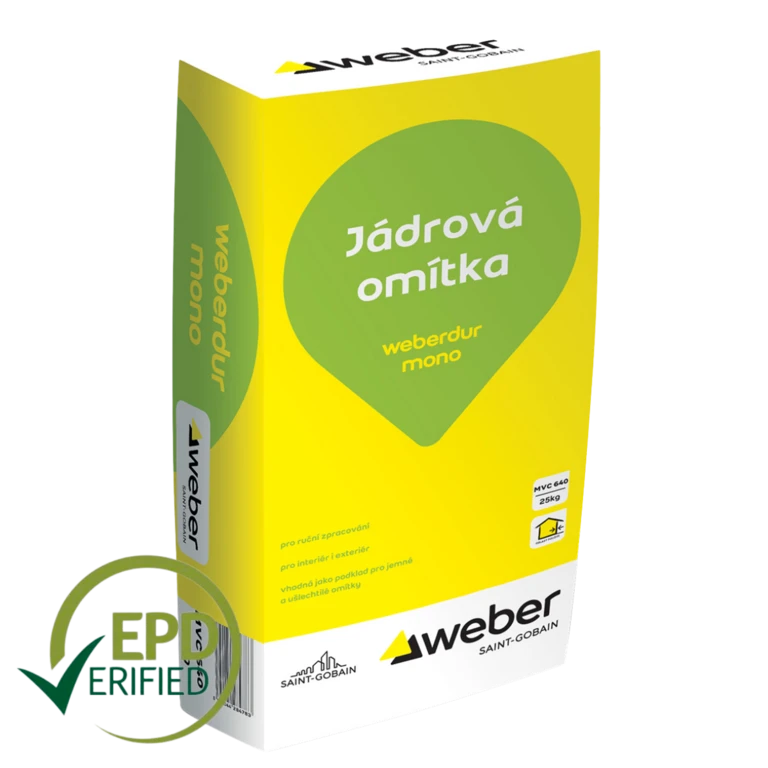 Weberdur mono RU jádrová omítka ruční – 25 kg